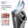 Nail Clippers for Men Thick Nails - Angled Head Toenail