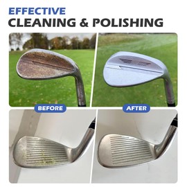 SCOTTCHEN Golf Club Polish,Golf Groove Cleaner,Golf Club Cleaner and Scratch Remover 8 Oz - 2000 Grit Formula for Premium Shine & Protection