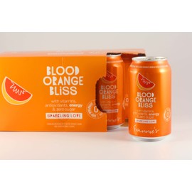 AmishTastes Frannie’s Blood Orange Bliss Sparkling Beverage, Protected With High-Density Foam, 12 Oz. (Pack of 8)