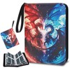 Card Binder 4 Pocket, HYNANCE Trading Card Binder 400 Pockets