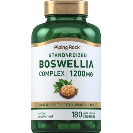 Piping Rock Boswellia Serrata Extract | 1200mg | 180 Capsules | Complex | by Piping Rock