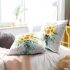Uynfident Sunflower Throw Pillow Cover 16x16inch Set of 2 Spring