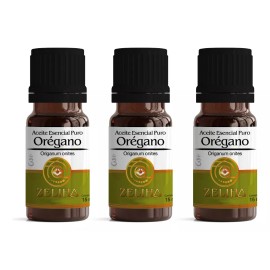Zeliha 3 Aceites Esenciales Orégano (70% Carvacrol) 100% Puros 15ml