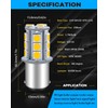 Qoope 6-Pack 1076 LED Bulb for RV, 1142 1004 BA15D