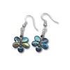 Small Funky Flower Earrings (Multicoloured, sterling-silver)