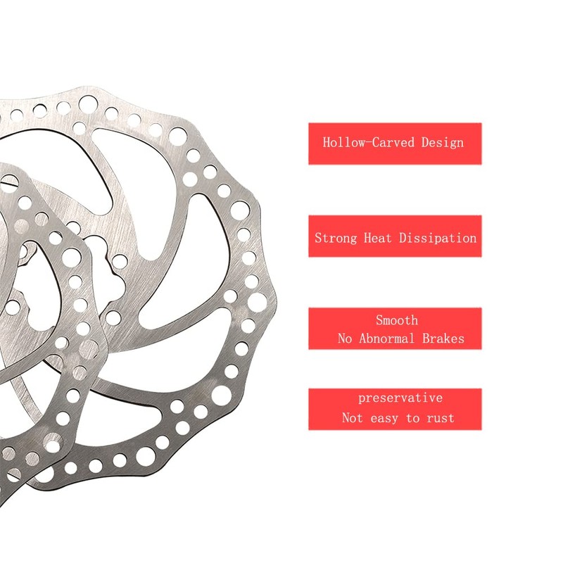 XYT WORLD 2Pcs 160mm Bicycle Disc Brake Rotor for MTB