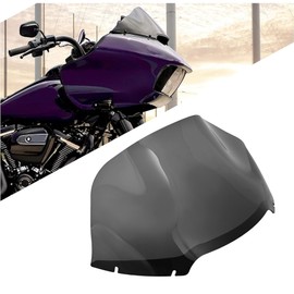 KUAFU 14" Front Windshield Compatible with 2015-2024 Harley Davidson Road Glide Motorcycle Replacement for 2310-0570 Smoke Tinted Sport Flare Wind Splitter Windscreen