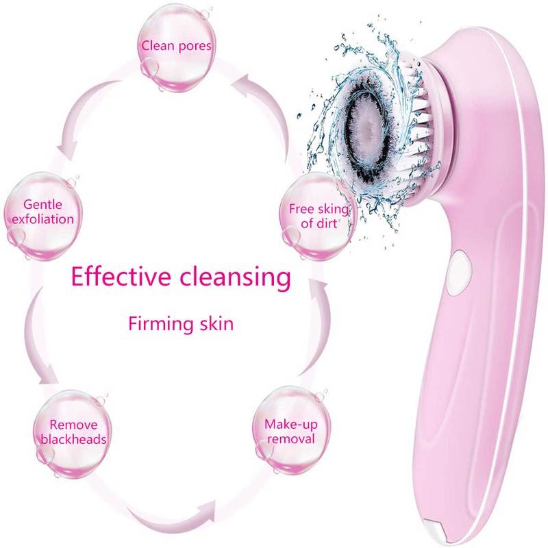 6 in 1 Facial Clean Brush USB Charging Facial Cleansing