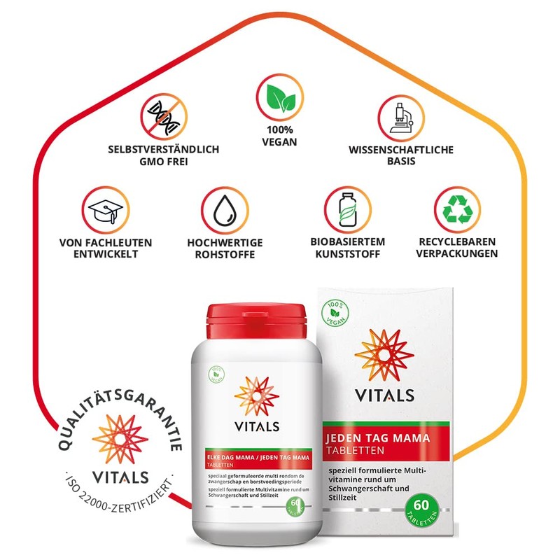 Vitals - Every day Mum 60 tablets Specially formulated multivitamins