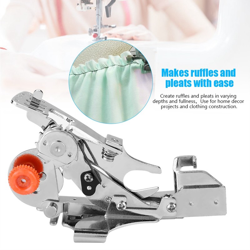 Household Ruffler Presser Foot Attachment Low Shank Sewing Machine Accessories