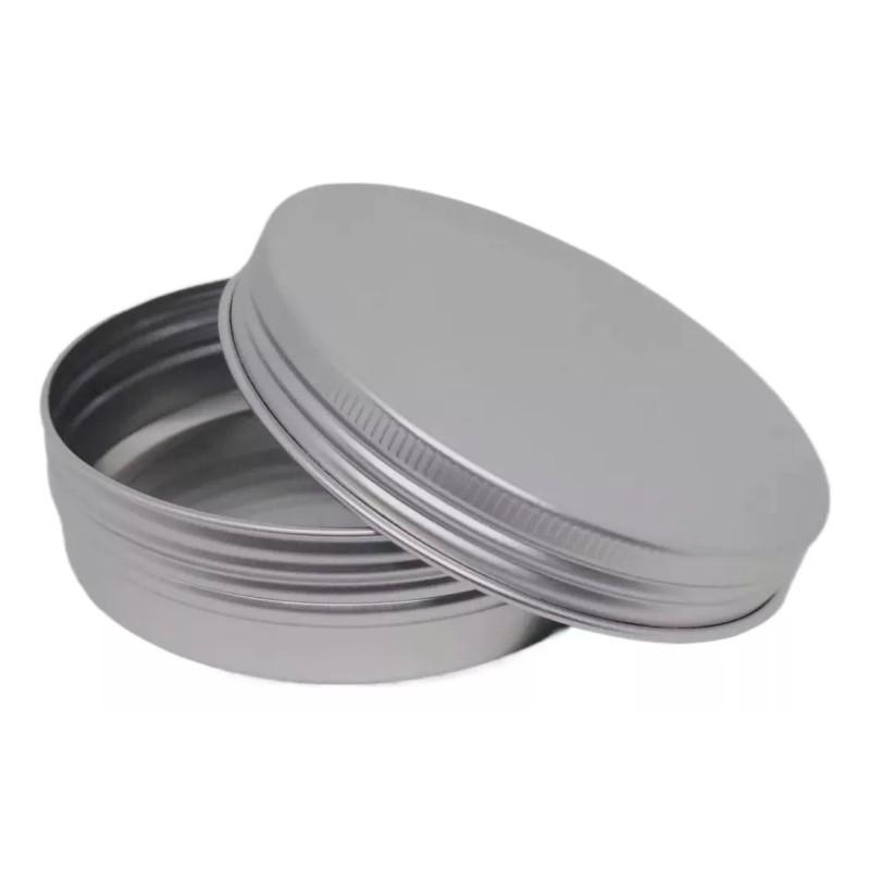 Meliars Frasco Pomadera Aluminio Metal 100 Grs ( 12 Piezas)