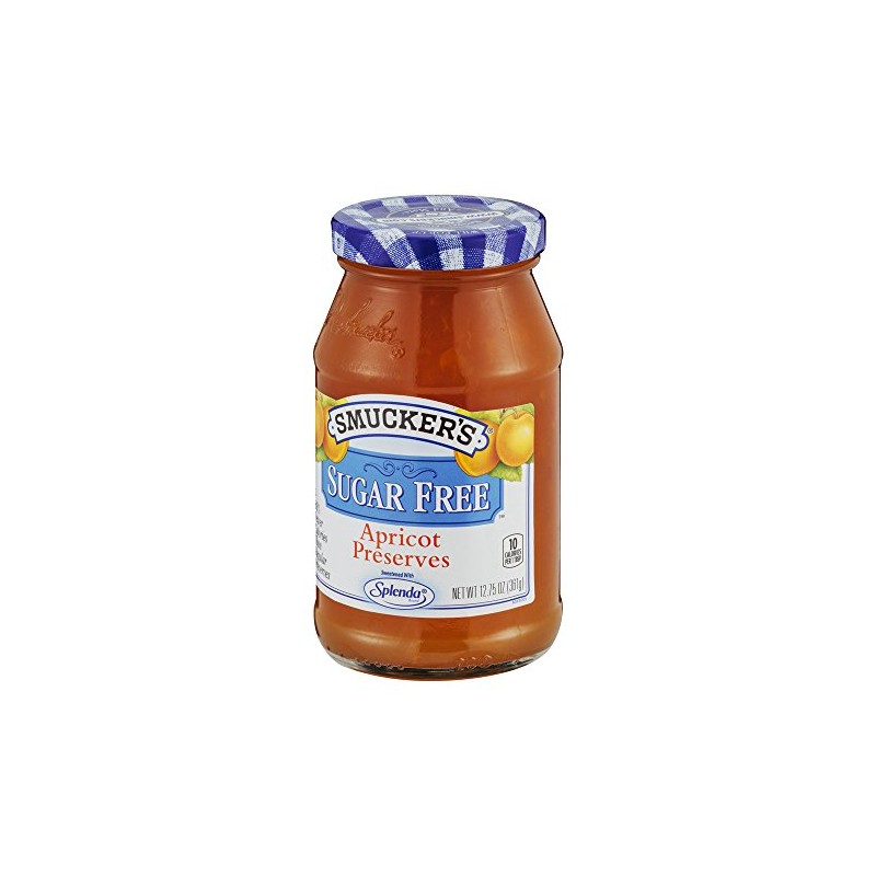 Smucker's Sugar Free Apricot Preserves 12.75 oz (Pack of 12)