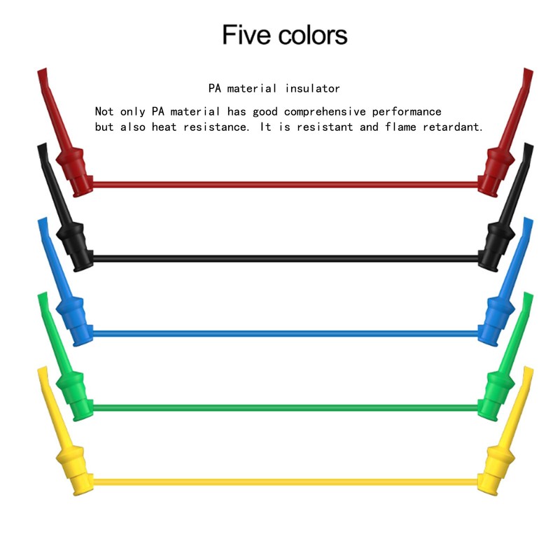 Dual End Mini Grabber Test Hook Clips Leads IC Test