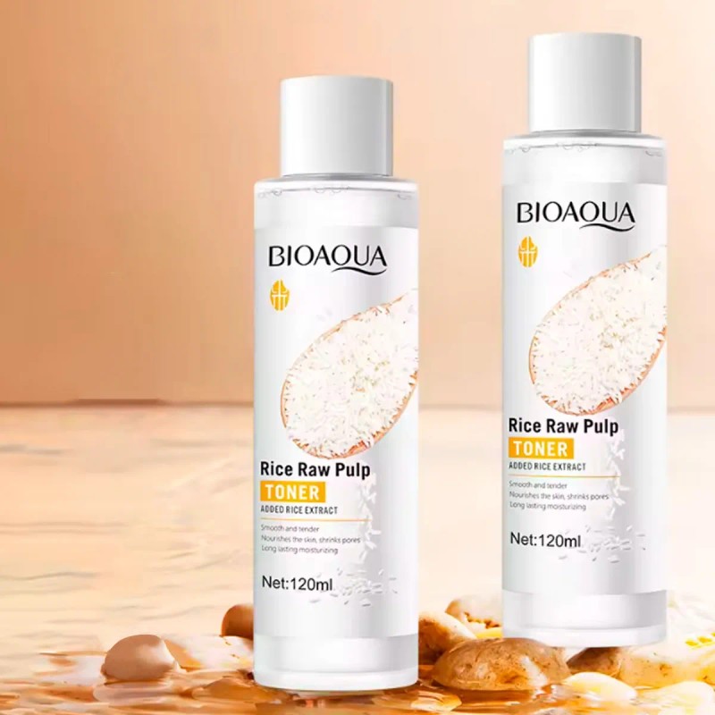 Bioaqua Tónico Arroz 120 Aclara Hidrata Suavemente Todas Pieles
