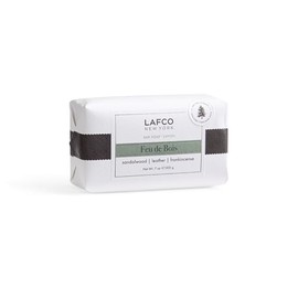 LAFCO New York Jabón En Barra Feu De Bois - 200 G - Fórmula Natural Ultra Hidratante - Para Todo Tipo De Piel - Hecho En Europa