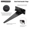 HILLMASTER 12 Inch T-Strap Heavy Duty Shed Door Hinges Gate