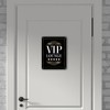 VIP Lounge Metal Sign with 5 Stars Motif Party Luxury
