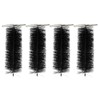 Selections Pack of 4 Black Drain & Gutter Brush Downpipe