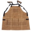 Multi Function Waterproof Waxed Canvas Apron Working Tool Aprons for
