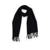Plain 100% Cashmere Pashmina Shawl with Fringes for men and