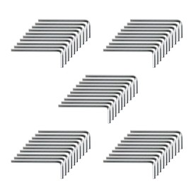 Antrader 3mm Allen Wrench L-Shaped Hex Key Wrench Allen Key Wrench Hex Key Replacement Hexagon Head Repairing Tool for Repairing, Installation,Pack of 50