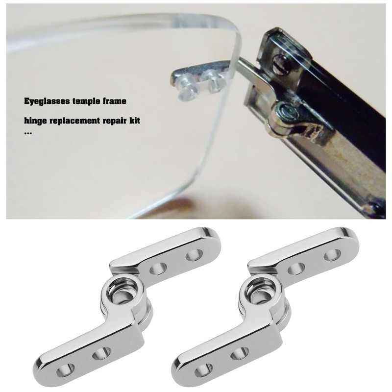 OTOTEC 4 Pairs Glasses Hinge Universal 3mm Glasses Temple Frame