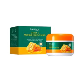 Crema Facial Bioaqua Con Miel Manuka En Envase De 100g, Hidratación Intensa Y Efecto Calmante Para Todo Tipo De Piel