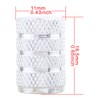 TOMALL Round Style Tire Valve Stem Caps Aluminum Silver Compatible
