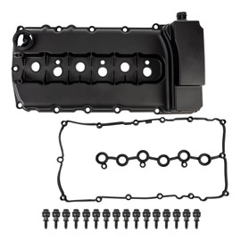 PHILTOP Engine Valve Cover Compatible with 2014-2017 Volkswagen Touareg 3.0/3.6/4.2L, Valve Cover Kits Replace# 03H103429L, 03H103429H