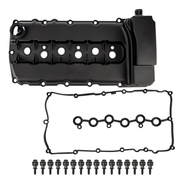 PHILTOP Engine Valve Cover Compatible with 2014-2017 Volkswagen Touareg 3.0/3.6/4.2L,