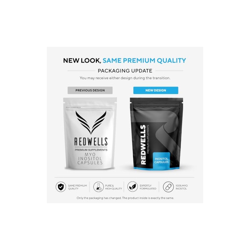 Myo Inositol 500 mg | 60 Capsules | No Fillers
