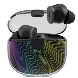 Mixx ColourChroma 1 True Wireless Earbuds, Bluetooth Wireless Earphones, In-Ear Headphones, 18 Hours Playtime with RGB Charging Case, Touch Controls, Hands-Free Calling