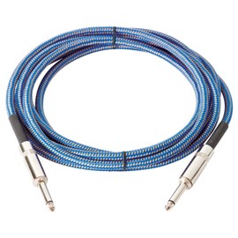 K-GARAGE FGC-5 Guitar Cord, 5m, Blue/Orange