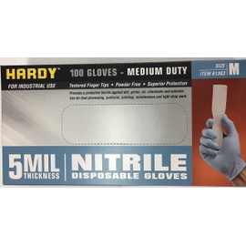 5 mil Nitrile Powder-Free Gloves 100 Pc Medium