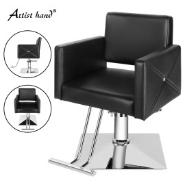 AITIST HAND Hydraulic Black Barber Chair Ladies Hair Spa Salon Styling Beauty Equipment