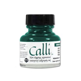 Daler Rowney Calli Calligraphy Ink, 1 oz, Green (604301031)