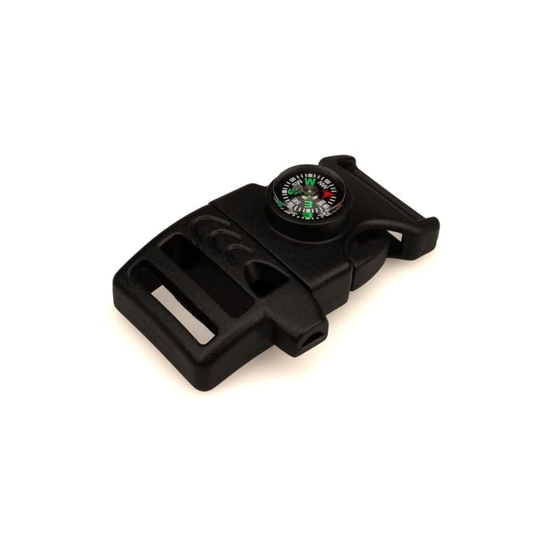 Paracord Planet 3/4" Survival Multitool Buckle – Built in Whistle