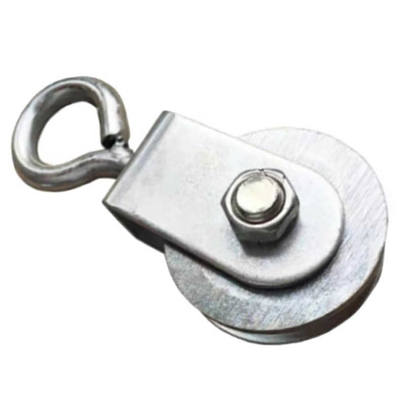 Snblzhef 1 PC Cable Pulley Rotation Traction Wheel Stainless Steel