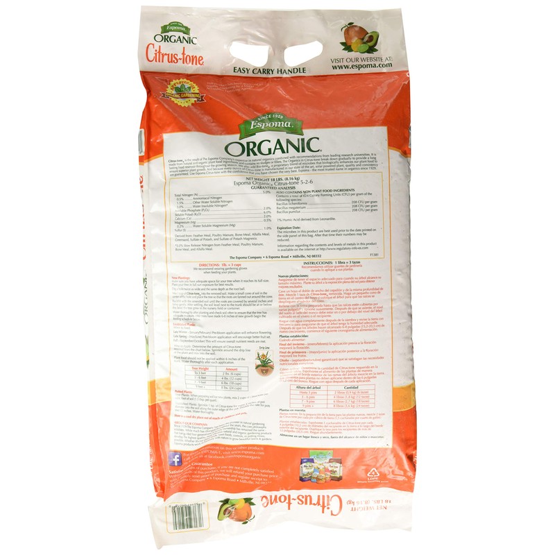 Espoma (CT20) Citrus Tone, 18-Pound