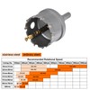 sourcing map Carbide Hole Saw Kit 48mm (1-57/64") Metal Hole