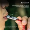Boundless Voyage Titanium Whistle Emergency Survival Safety Whistles with Lanyard