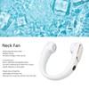 Neck Fan 4 Speeds Quiet Bladeless USB Rechargeable 2400mAh Battery