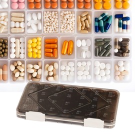 perfeclan Pill Organizer Combined Pill Box,Daily Pill Container Pill Case for Outdoor Home Office for Fish Oil