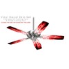Lightning Red - Ceiling Fan Skin Kit fits most 42