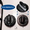 74011287 Gas Range Burner Knob Black Replacement for Maytag gas