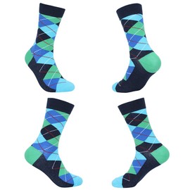 EGOGO 5 Pairs Fun Novelty Cotton Socks Colorful Crazy Cool Dress Casual Crew Socks for Men and Women E611-3