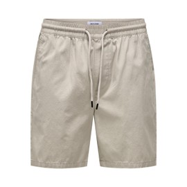 ONLY & SONS Onstell Life Men's Shorts Summer Shorts, Silver Lining