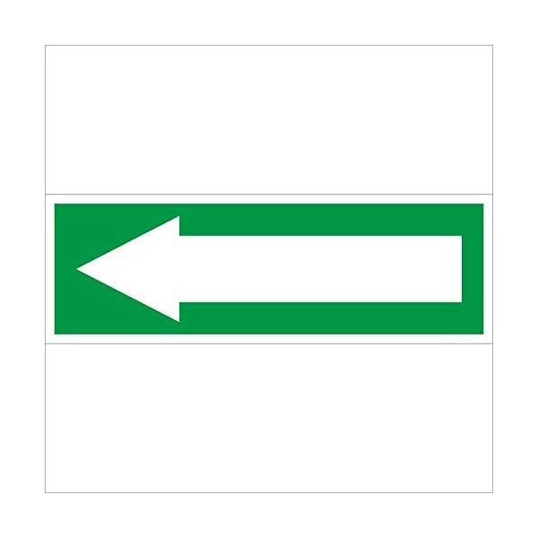 CVANU Arrow Sign Board Sticker (Pack of 2)