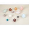 12PCS Portable Wood Simulation Eggs DIY Easter Egg for Home
