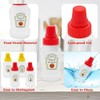 8 Pcs Mini Condiment Squeeze Bottles,23ml Condiment Squeeze Bottle,Plastic Portable